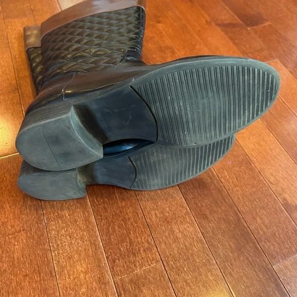 Black/Brown Riding Boot - Picture 7 of 7